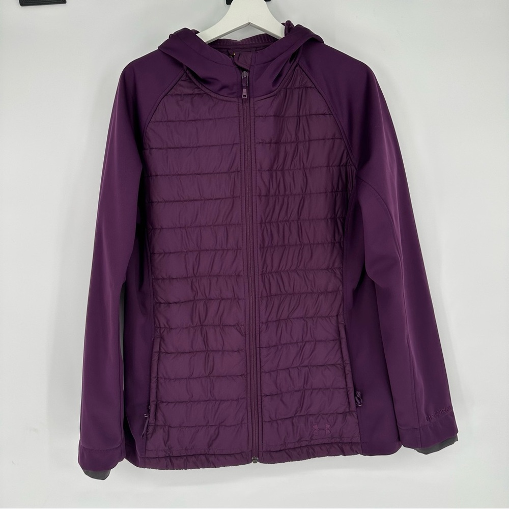 Under Armour Purple Storm ColdGear Infrared Primaloft Jacket Large